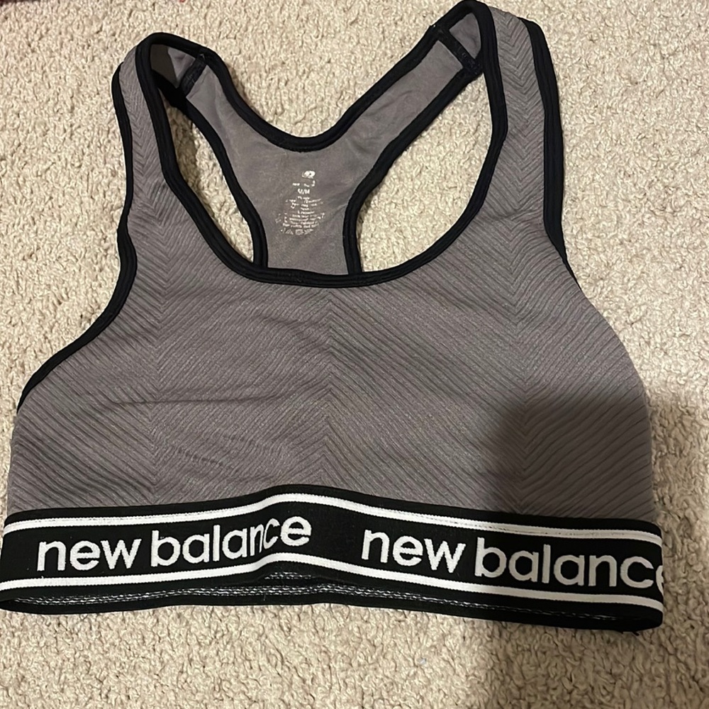New balance purple sports bra